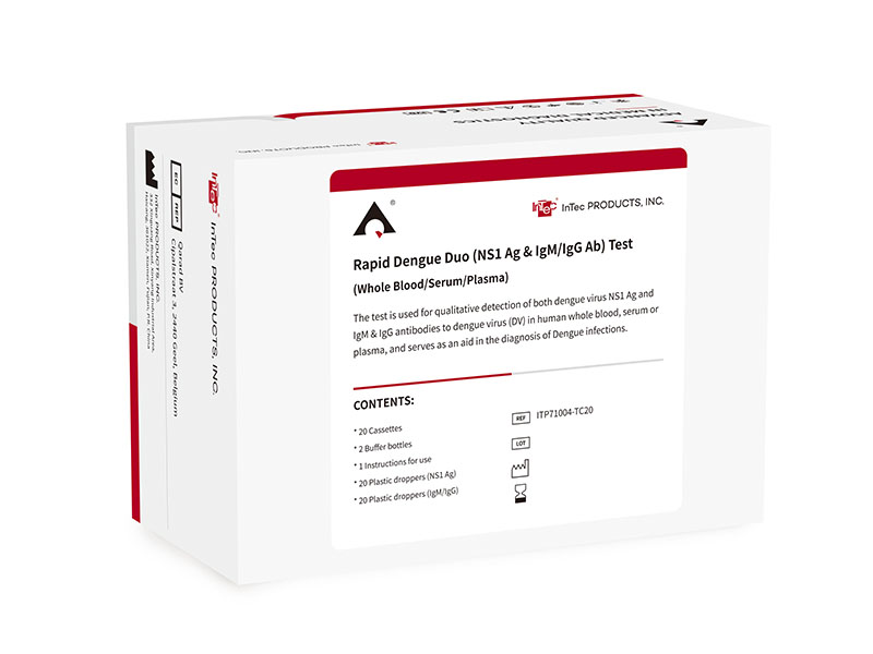  Lateral flow Dengue Duo rapid test kits