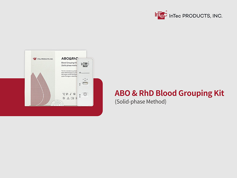 Video operativo del kit de determinación de grupos sanguíneos ABO y RhD de InTec
