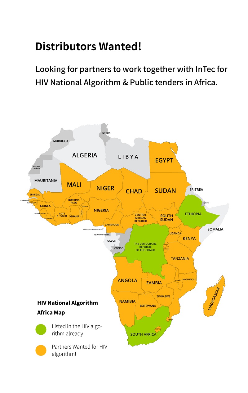 InTec ha ganado una licitación del gobierno de 24 millones de pruebas de VIH en Etiopía
