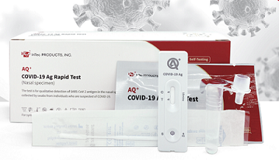 La prueba rápida InTec Ultra High Sensitive AQ+ COVID-19 Ag recibe la marca CE para autodiagnóstico
